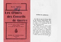 14-18 - Fusillés pour l'exemple - Les Crimes des Conseils de Guerre - L'affaire des gardes-sacs (R-G Réau) - 01 / Visuel : D.R.