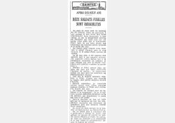Article Ouest-Éclair, 22 février 1934 - réhabilitation de fusillés pour l'exemple 14-18 - 01 / Visuel : D.R.