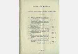 Brochure golf de Taupignac, 1923 - Page 23 / Visuel : D.R.