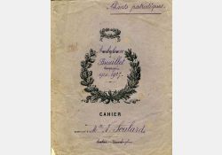 Cahier d'ambulance 14-18 / Visuel : D.R.