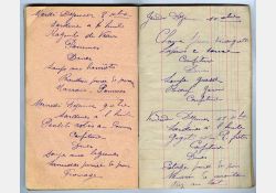 Carnet de cuisine, 1914 / Visuel : D.R.