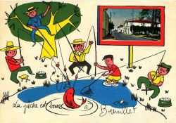 Carte postale humoristique de Breuillet / Visuel : D.R.