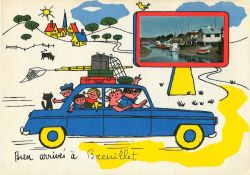 Carte postale humoristique des années 60 - 02 / Visuel : D.R.