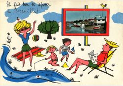 Carte postale humoristique des années 60 - 03 / Visuel : D.R.