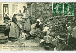 Visuel : D.R. Carte postale - lessive en Oléron