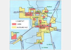 Visuel : D.R. Carte urbanisation, l'habitat hier et aujourd'hui