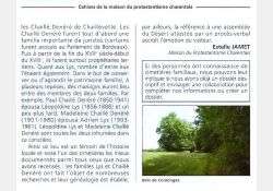 Cimetière de Coulonges - étude des Cahiers du Protestantisme - 02 / Visuel : D.R.