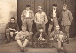 En 1924, à l'armée, Martial Sicard était accodéoniste comme il le sera ensuite au bal de Breuillet / Visuel : D.R.
