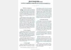 Jean Pasquier - Récit par Roger Chotard - 01 / Visuel : D.R.