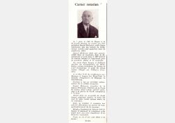 La disparition de Daniel Michenot dans la presse - Carnet rotarien / Visuel : D.R.