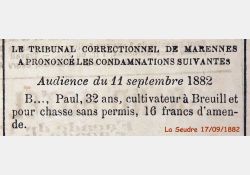 La Seudre, 17 septembre 1882 / Visuel : D.R.