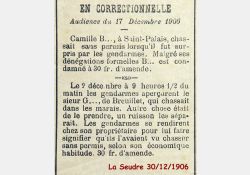 La Seudre, 30 décembre 1906 / Visuel : D.R.