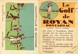 Le dépliant publicitaire du golf de Taupignac / Visuel : D.R.