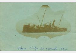 Le Volga lors de son échouement, le 24 novembre 1906 / Visuel : D.R.
