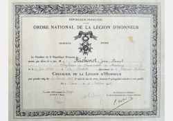 Légion d'honneur Daniel Michenot / Visuel : D.R.
