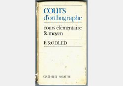 Livre cours d'orthographe - BLED - CP et CM - 1966 - Couverture / Visuel : D.R.