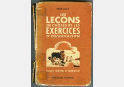 Livre de leçons de choses et les exercices d'observation - Cours moyen et supérieur - 1954 - Couverture / Visuel : D.R.