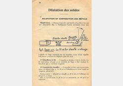 Livre de leçons de choses et les exercices d'observation - Cours moyen et supérieur - 1954 - Extrait - Physique / Visuel : D.R.