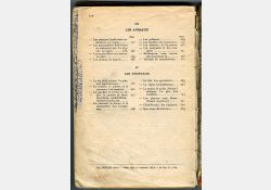 Livre de leçons de choses et les exercices d'observation - Cours moyen et supérieur - 1964 - Table des matières - 02 / Visuel : D.R.