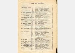 Livre de lecture, niveau CE2 - 1964 - Table des matières - 01 / Visuel : D.R.
