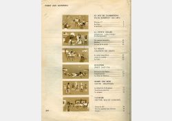 Livre de lecture, niveau CM - 1964 - Table des matières / Visuel : D.R.