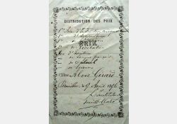 Livre de Prix, école de Breuillet, 1896 - 02 / Visuel : D.R.