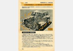 Livre de sciences, écoles rurales de garçons et de filles - Classe de fin d'études - 1961 - Extrait - L'automobile / Visuel : D.R.