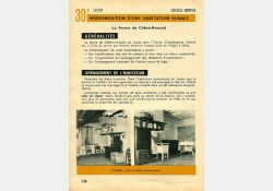 Livre de sciences, écoles rurales de garçons et de filles - Classe de fin d'études - 1961 - Extrait - La ferme / Visuel : D.R.