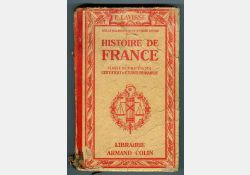 Livre histoire de France - Classe de fin d'études, certificat d'études primaires - 1950 - Couverture / Visuel : D.R.
