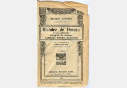 Livre histoire de France - Cours de supérieur, classe de fin d'études, certificat d'études primaires - 1956 - Couverture / Visuel : D.R.