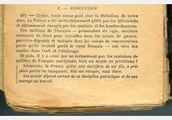 Livre histoire de France - Cours de supérieur, classe de fin d'études, certificat d'études primaires - 1956 - Extrait 02 / Visuel : D.R.