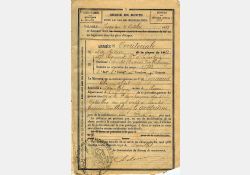 Livret militaire de 1896 - 02 / Visuel : D.R.