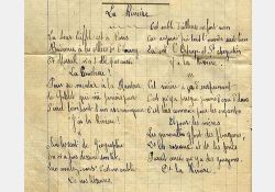 Paroles de la chanson “La Rivière“ / Visuel : D.R.
