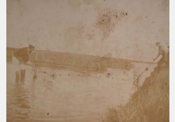 Pêche au tramail près de Coulonges, 1905 - 01 / Visuel : D.R.