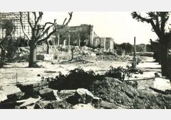 Photos prise après le bombardement de Royan - Le casino - 03 / Visuel : D.R.