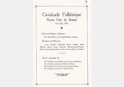 Programme officiel de la cavalcade de Royan, 1953 - 03 / Visuel : D.R.
