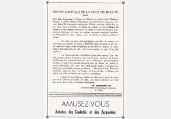 Programme officiel de la cavalcade de Royan, 1953 - 08 / Visuel : D.R.