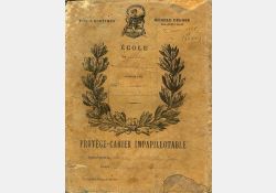 Protège-cahier impapillotable, 1895 / Visuel : D.R.