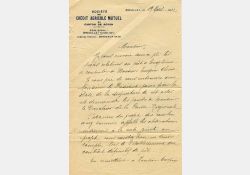 Société de Crédit Agricole Mutuel - lettre envoyée à un emprunteur en 1932 - 01 / Visuel : D.R.
