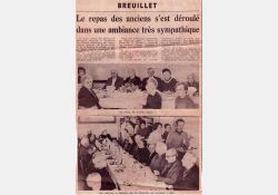 Sud Ouest - Abel Guérin préside le repas des anciens de Breuillet / Visuel : D.R.