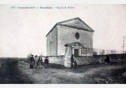 Temple du Billeau en 1910 / Visuel : D.R.