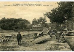 1924, raz de marée à Saint-Palais-sur-Mer / Visuel : D.R.