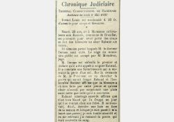 Bagarre et crime aux Rosiers en 1897 - La Seudre, 9 mai 1897 - 01 / Visuel : D.R.