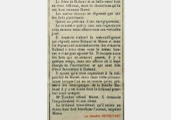 Bagarre et crime aux Rosiers en 1897 - La Seudre, 9 mai 1897 - 02 / Visuel : D.R.