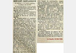 La Seudre, 22 avril 1906 - Réunion électorale / Visuel : D.R.