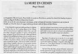 Un cadavre au Pouilleau en 1784 - « La mort en chemin », par Roger Chotard - 01 / Visuel : D.R.